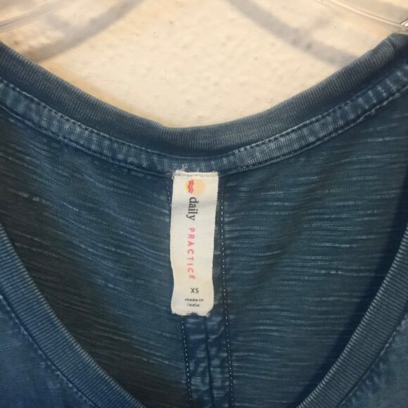 Daily Practice Anthropologie Lounge Midi Dress‎ Blue Denim Size XS - Picture 4 of 5